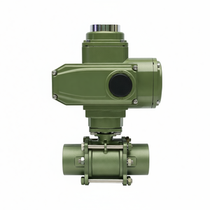 Vanne à bille électrique antidéflagrante HK-EX-D Vanne à bille à filetage en acier inoxydable - Product Image 1