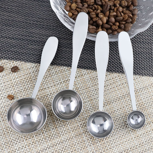 Misurino da caffè 2.5ml 5ml 15ml 30ml in acciaio inossidabile con ampio manico piatto - Product Image 2