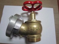 Offre Spéciale BSP Filetage d'entrée de 2 pouces de vanne de bouche d'incendie avec sortie d'accouplement en aluminium Storz 2 ".