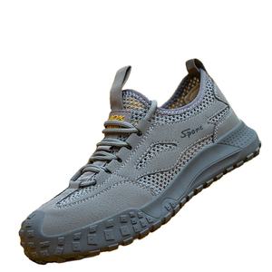 Chaussures <span class=keywords><strong>de</strong></span> <span class=keywords><strong>sécurité</strong></span> à bout en acier pour hommes Anti-Smash Anti-crevaison été respirant grande maille isolée 6kv protection sur site <span class=keywords><strong>de</strong></span> travail - Product Image 1