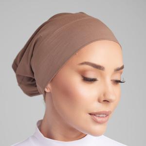 Muslim classical under <b>hijab</b> <b>cap</b> solid color stretchy soft Customizable Breathable Lightweight Soft Stretchy Comfortable - Product Image 1