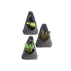 Sacs de culture en <span class=keywords><strong>feutre</strong></span> <span class=keywords><strong>horticole</strong></span> noir, écologiques, 10 gallons, ronds, pour jardinage, fournis par le fabricant - Product Image 2