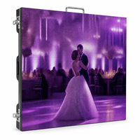 Pantalla LED de Alquiler para Interiores P2.5, Gabinete Ligero de Cierre Rápido, Pantalla LED a Todo Color para Bodas, Fiestas y Eventos