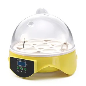 7 uova digitale automatico di controllo del Computer incubatore con alimentatore bevitore di uova macchina da cova