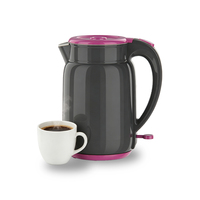Bouilloire électrique 1800W, grande capacité 2L, ébullition rapide, en acier inoxydable 304, avec arrêt automatique et protection contre l'ébullition à sec