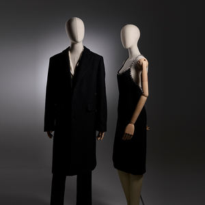 Mannequin en tissu homme/femme <span class=keywords><strong>pas</strong></span> <span class=keywords><strong>cher</strong></span> avec pose réglable, mains en <span class=keywords><strong>bois</strong></span>, pour vitrine de magasin de vêtements, avec base roulante - Product Image 2