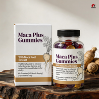 Complément alimentaire quotidien à base de plantes naturelles à croquer pour hommes et femmes, Gummies de Maca, Vitamines en gommes, Complément alimentaire en marque blanche OEM