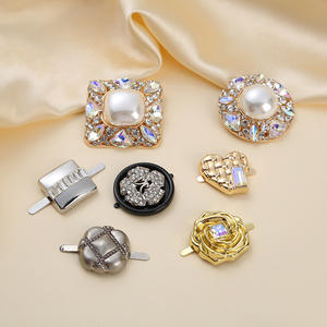 Fabricants transfrontaliers en gros boucles de chaussures en métal patchs pour sacs ceintures vêtements bonnet chaussures accessoires Surface - Product Image 1