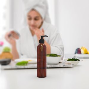 Bouteille vide en plastique 100ml 200ml 300ml 400ml 500ml pour shampoing, gel douche, sous-embouteillage, flacon pompe PET pour lotion, sérigraphie - Product Image 4