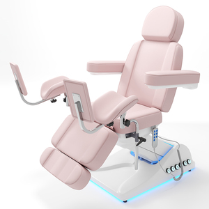 Cama de belleza eléctrica multifuncional ajustable de cuero PU para salón de belleza, clínica de cuidado de la piel - Product Image 1