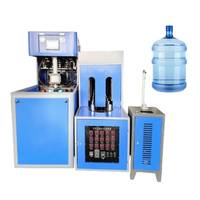 Máquina Sopladora de Botellas de Agua Mineral de Plástico PP Semiautomática WATON de 19L y 100 BPH con Bomba, Motor PLC