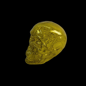 หัวผีทำจากแก้วลายฮาโลวีนมีไฟน่ากลัวสำหรับตกแต่งสวนงานฝีมือปาร์ตี้โครงกระดูกสยองขวัญ - Product Image 3