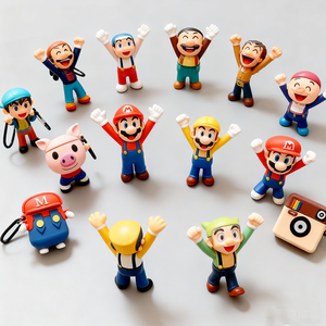 Muñecos <span class=keywords><strong>de</strong></span> Dibujos Animados Personalizados, Mini Figuras <span class=keywords><strong>de</strong></span> Acción <span class=keywords><strong>de</strong></span> <span class=keywords><strong>Mario</strong></span> <span class=keywords><strong>Bros</strong></span>, Resina <span class=keywords><strong>de</strong></span> PVC Ecológica, Personajes <span class=keywords><strong>de</strong></span> Videojuegos, Juguetes - Product Image 1