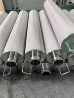 Elemen Filter Sinter 7 Lapis yang Dapat Disesuaikan, Saringan Filter Sinter Baja Tahan Karat 304, Tabung Filter