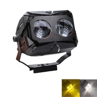 Nouveau phare de travail LED U10 3 pouces 60W 12V bicolore 3000K 4300K 6000K pour voiture, camion et moto