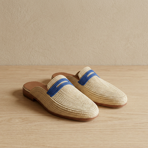 Chic Handmade Raffia Footwear - Product Image 3