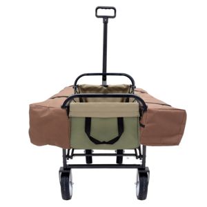 Chariot de chariot pliable pliable DB avec système de cerclage pour utilitaire de plage et utilisation de camping et d'épicerie - Product Image 6