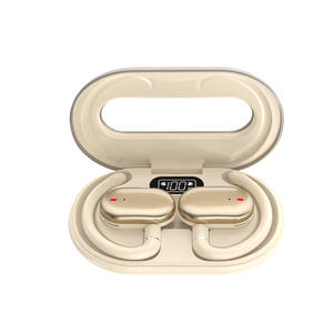 Écouteurs Open-Ear Bluetooth 5.4 sans fil avec affichage numérique, longue autonomie, non-réducteurs de bruit, TWS - Product Image 1