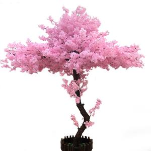 Fleur de cerisier artificielle japonais en soie Sakura fleur de cerisier rose pour décoration de mariage - Product Image 2