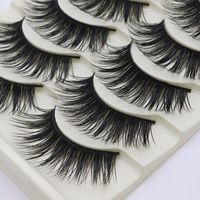 Cils artificiels extra-longs, spectaculaires, colorés, en fibres, à tige rigide, style queue pointue, imperméables, sans cruauté, 869 grappes épaisses, bleus