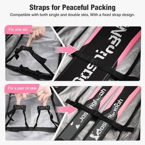 Free sample <b>Ski</b> <b>Boots</b> And Snowboard <b>Boots</b> <b>Bag</b> Custom <b>Ski</b> Travel <b>Bag</b> Perfect For Travel With Waterproof Exterior & Bottom - Product Image 3