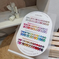 Ensemble de gel pour ongles effet œil de chat, 56 couleurs, quatre saisons, doux et brillant, kit de manucure tendance pour salon de manucure