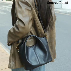 Custom <strong>Leather</strong> <strong>Bag</strong> Manufacturers <strong>Soft</strong> Vegetable Tanned <strong>Leather</strong> Hand Pocket Zipper Bucket Handbags - Product Image 5