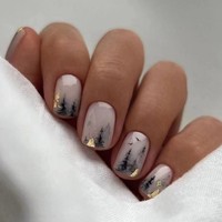 Prix de Gros Ongles à Presser Haute Qualité avec Colle, Ongles Artificiels Amande Coffin Pailletés Présentés en Boîte