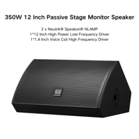 Haut-parleur professionnel de moniteur de scène passif de 12 pouces 350W pour des concerts et des performances de musique en plein air