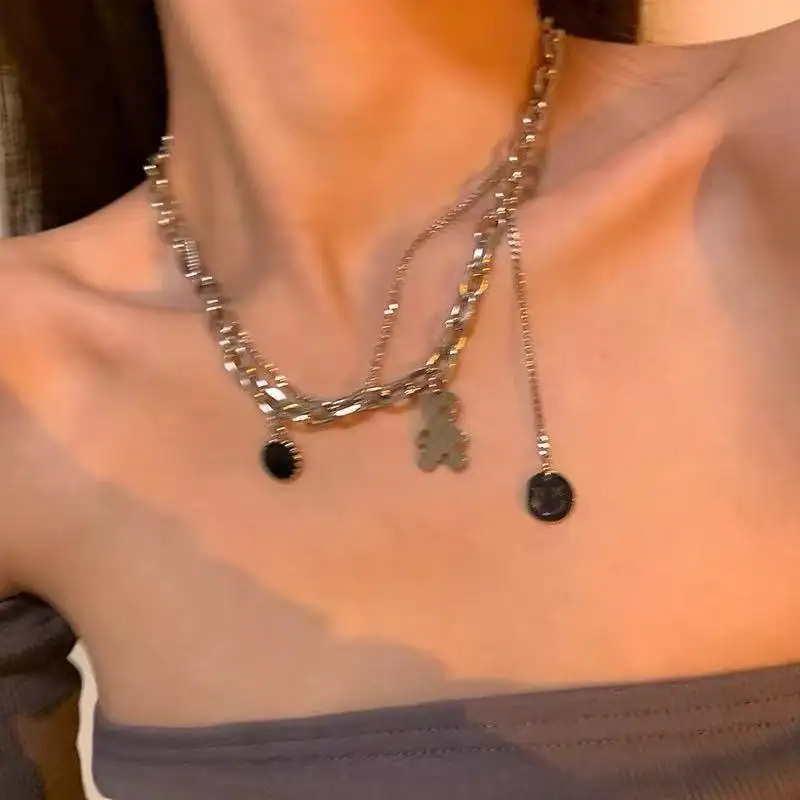 Ewelry-pendientes de encaje para mujer y hombre, pendientes de 2023 cm