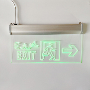Glow In The Dark Aangepaste Fire <span class=keywords><strong>Exit</strong></span> Teken Richting Running Man Opknoping Noodverlichting <span class=keywords><strong>Exit</strong></span> Bewegwijzering - Product Image 2