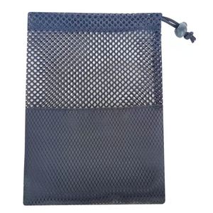 Small Mesh Net String <b>Storage</b> <b>Bag</b> Hot Sale Drawstring <b>Bag</b> for Gift Promotional Mesh <b>Laundry</b> <b>Bag</b> Wtih Custom Logo - Product Image 4