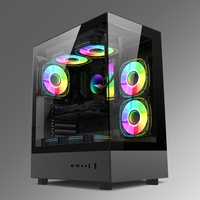 Super diseño de alta calidad MATX ordenador Mid Tower CPU gabinete para juegos de ordenador ITX USB3.0 USB2.0 PC Case