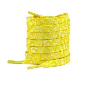 Lacets plats en fleurs de cajou, lacets élastiques peints à la main pour baskets, tennis, basketball, impression personnalisée, vente en gros - Product Image 4