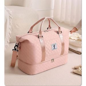 Bolsa de Almacenamiento de Gran Capacidad para Ropa y Zapatos de Viaje, Bolsa Deportiva de Gimnasio con Asa, Bolsa Organizadora de un Solo Hombro - Product Image 4