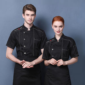 Giacca da ristorante Cook Chef manica corta design uniforme giacca da Chef - Product Image 4