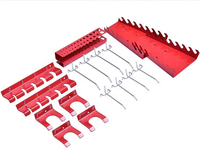 Panneau pegboard avec crochets, pour le ménage et le garage, organiseur d'outils, pegboard en métal