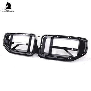 กระจังหน้าทรงไตแบบชิ้นเดียวสีดำเงาสไตล์ CS การอัปเกรดภาพแบบสปอร์ตสำหรับ BMW M2 G87 2022 + - Product Image 4