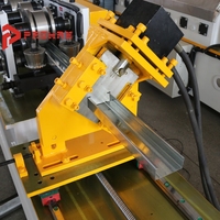 Máquina de Perfilado de Acero Ligero Tipo C para Techos, para Fábricas de Materiales de Construcción, con Rendimiento Duradero de Formación de Perfiles