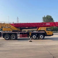 Grue de camion d'occasion Sany STC800, grue mobile de 80 tonnes, flèche hydraulique, grue montée sur camion 4x4