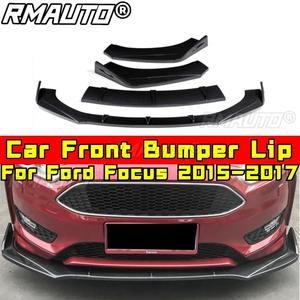 Accesorios para Ford Focus 2015-2017, Alerón Difusor para Parachoques Delantero, Aspecto de Fibra de Carbono, Pieza Exterior - Product Image 2