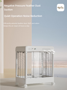 Cage à perroquets intelligente à contrôle de température avec système de filtration d'air, grande volière pour perruches, conures et cockatiels - Product Image 3