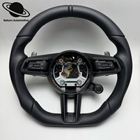 Volant en fibre de carbone pour Porsche 981 991 992 718 Macan Panamera Cayenne Taycan 917 911 Boxster Cayman GT