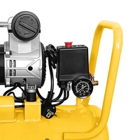 Compresseur d'air sans huile personnalisé avec logo, 25L, 110V/60HZ, 1.5HP, en cuivre, capacité d'air 110L/MIN