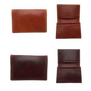 Estuche para Tarjetas de Visita de Cuero Curtido Vegetal Nume, Tamaño 6, Grosor de 30 mm, Cierre Abierto - Product Image 1