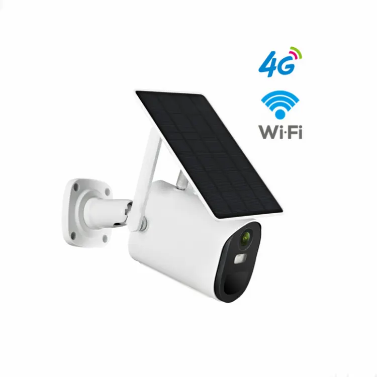 4g Motion Detection Color Night 4MP 4G Solar CCTV Camera With Sim Card Slot PTZ Wifi IP Camera Solar Camera