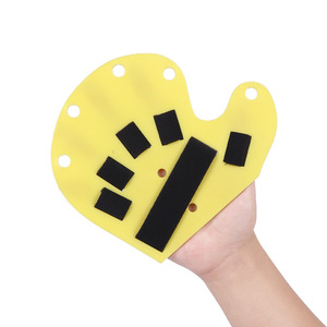 Guantes de Rehabilitación de Media Palma con Placa Separadora para Fijación de Dedos, Bolsa de Peso, Banda de Resistencia, Ortesis de Flexión de Mano y Dedos - Product Image 1