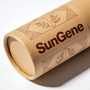 Gold Foil Custom Logo Ice Cream Cylinder Eco-Friendly Food Paper <b>Coffee</b> Tea <b>Gift</b> Tube Custom Print Cardboard Round <b>Box</b> - Product Image 1