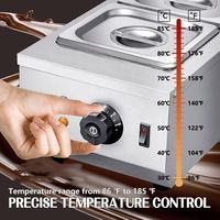 Machine électrique portative de chocolat chaud pour le revêtement de fonte de chocolat pour le mélangeur de chocolat de fruits utilisé par condition de boulangerie de restaurant