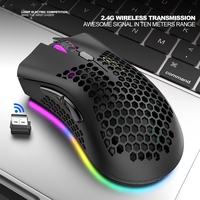 A3 Mouse Nirkabel dan Keyboard 2.4Ghz, Mouse Gaming Optikal Nirkabel
